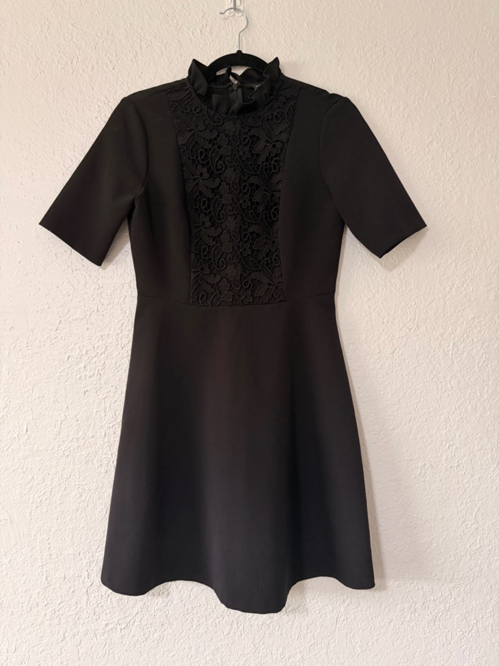 Black High Neck Zara Dress
